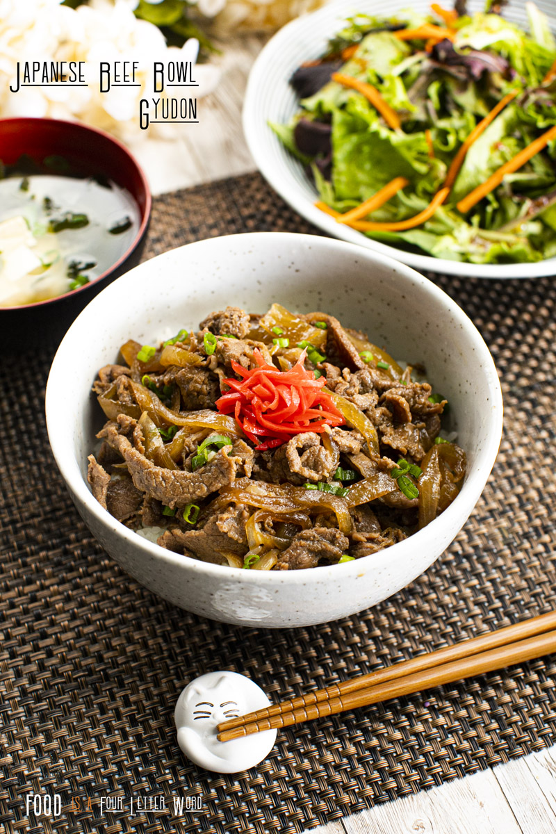 Japanese Beef Bowl Gyudon Recipe