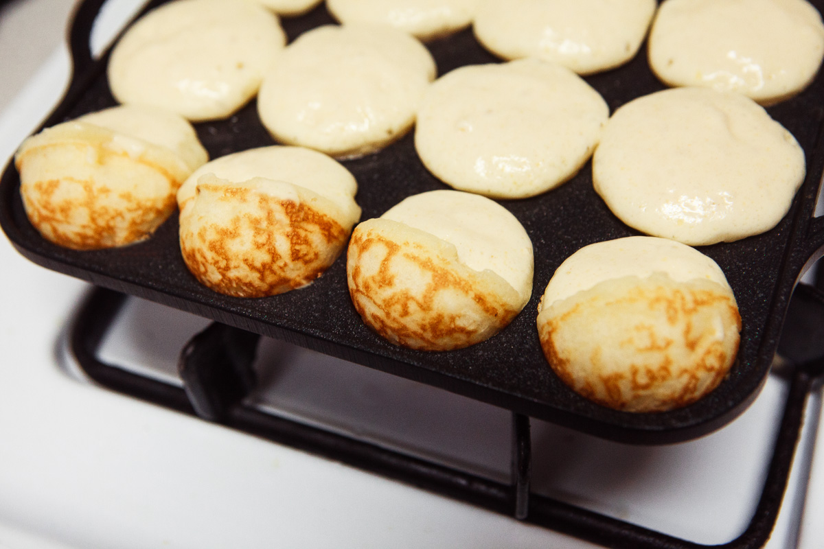 Aebleskiver Recipe - Round Danish Pancakes