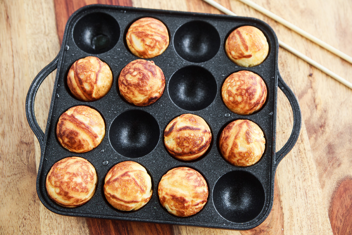 Aebleskiver Recipe - Round Danish Pancakes