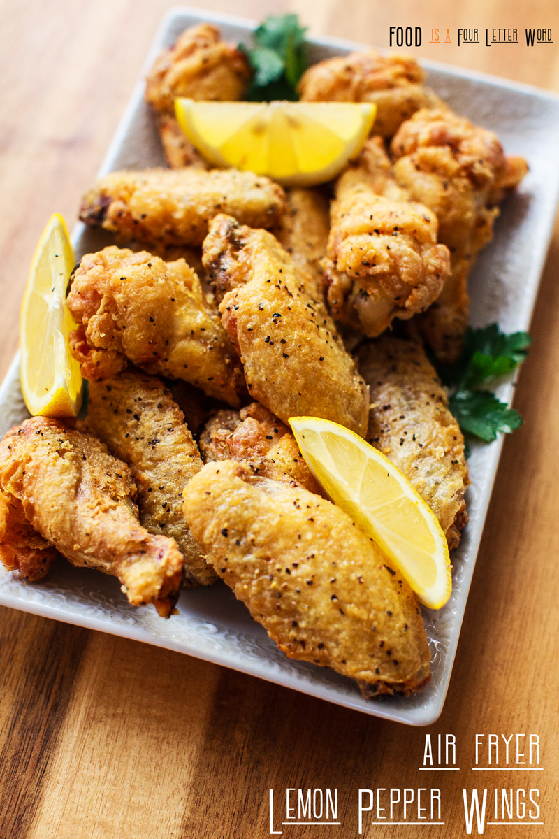 EASY Air Fryer Lemon Pepper Wings Recipe