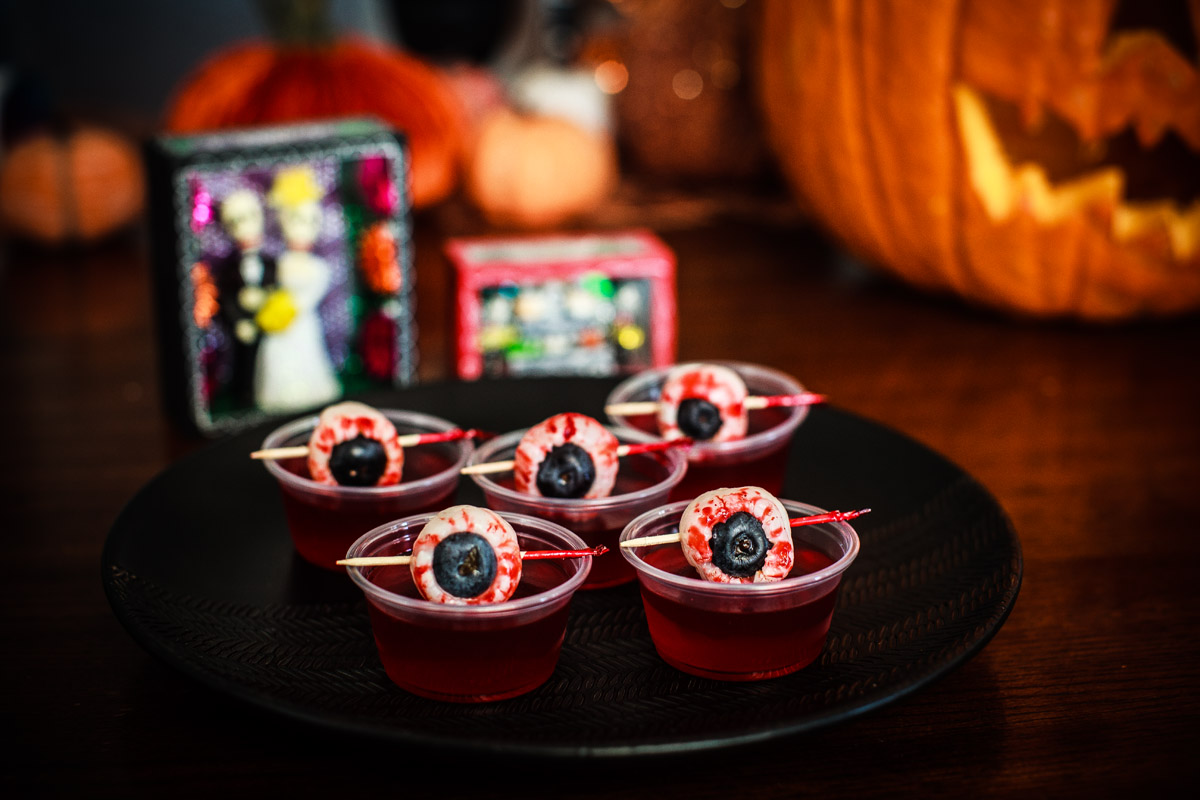 Bloody Eyeball Jello Shots Recipe for Halloween