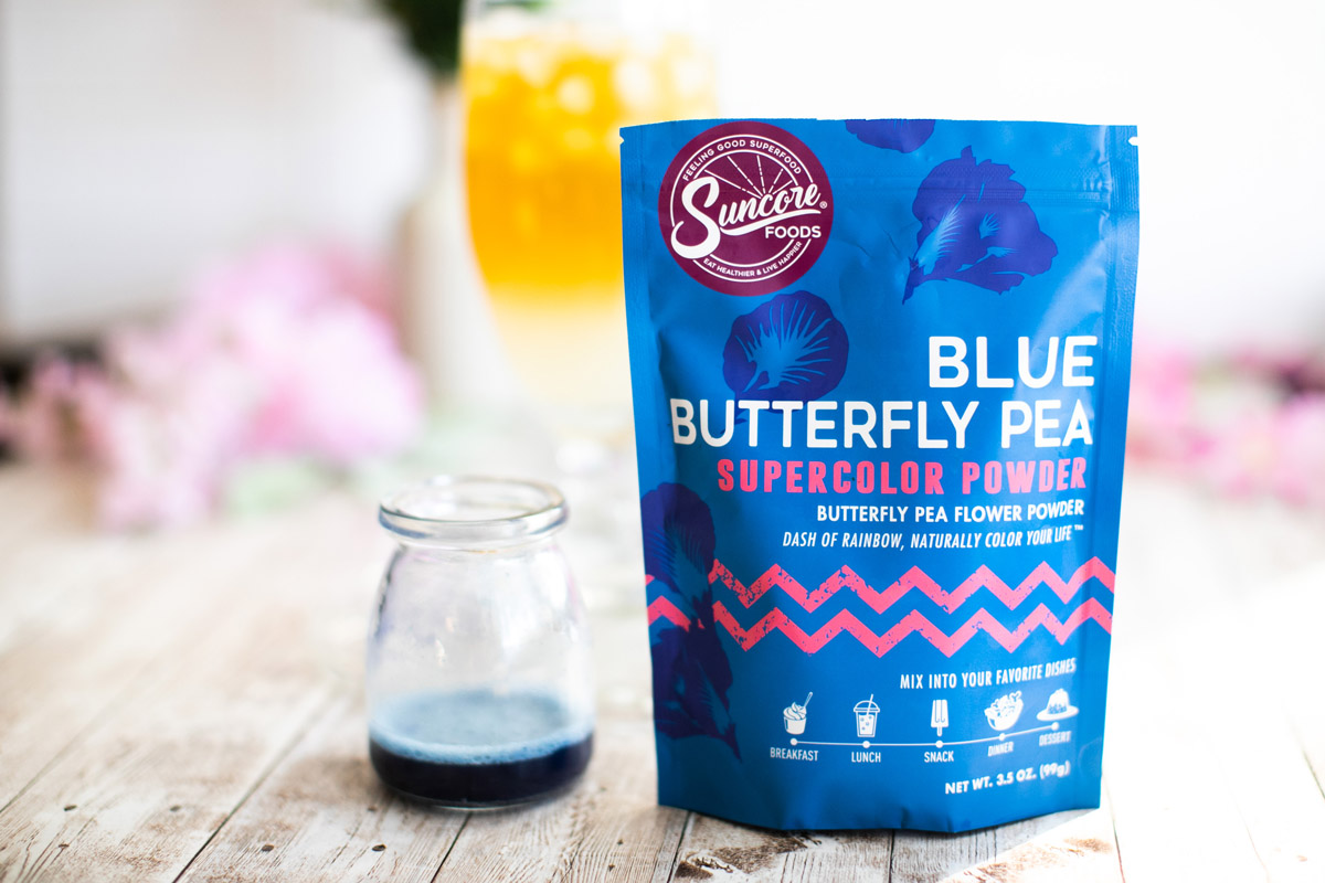 Butterfly Pea Jasmine Lime Iced Tea Recipe