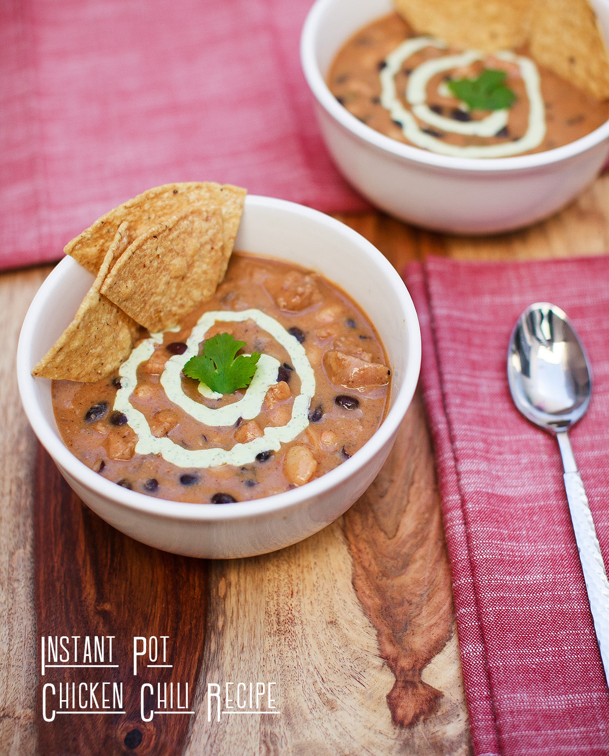 Instant Pot Chicken Chili Recipe