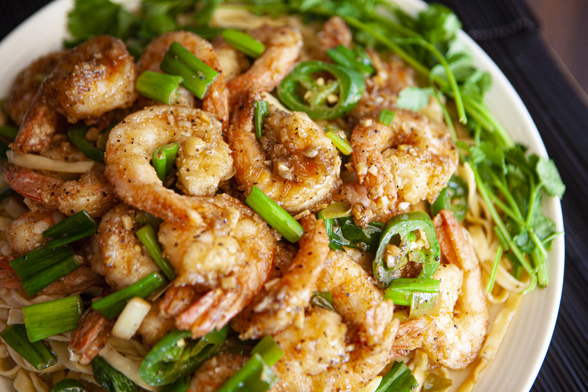 Chinese House Special Shrimp Recipe (Garlic Ginger Scallion Shrimp) Royal Capitol Seafood