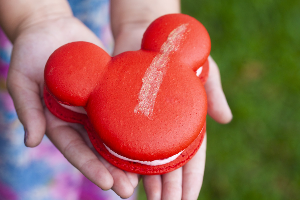 Disneyland’s Raspberry Rose Mickey Macaron Recipe