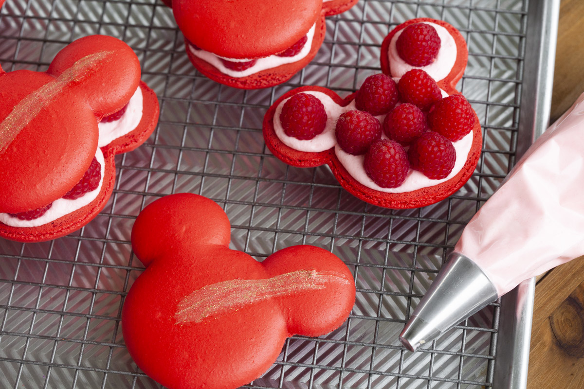 Disneyland’s Raspberry Rose Mickey Macaron Recipe