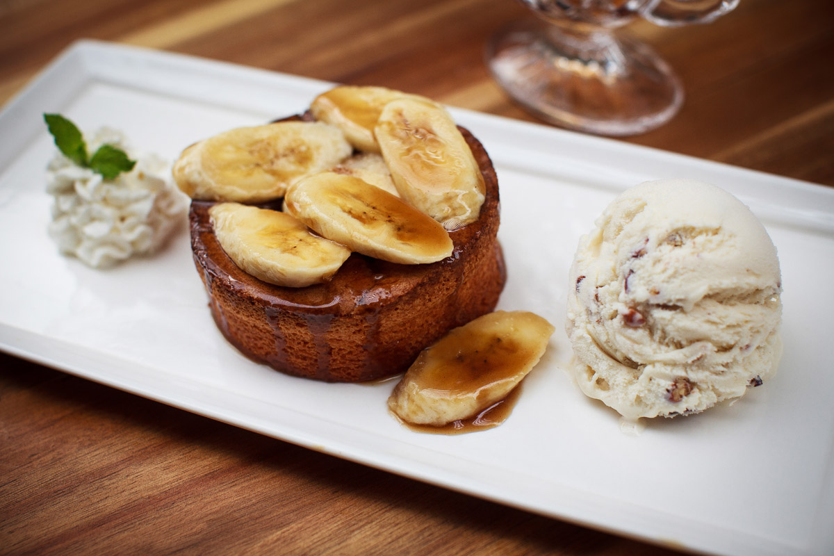 Eddie V’s Bananas Foster Butter Cake Recipe