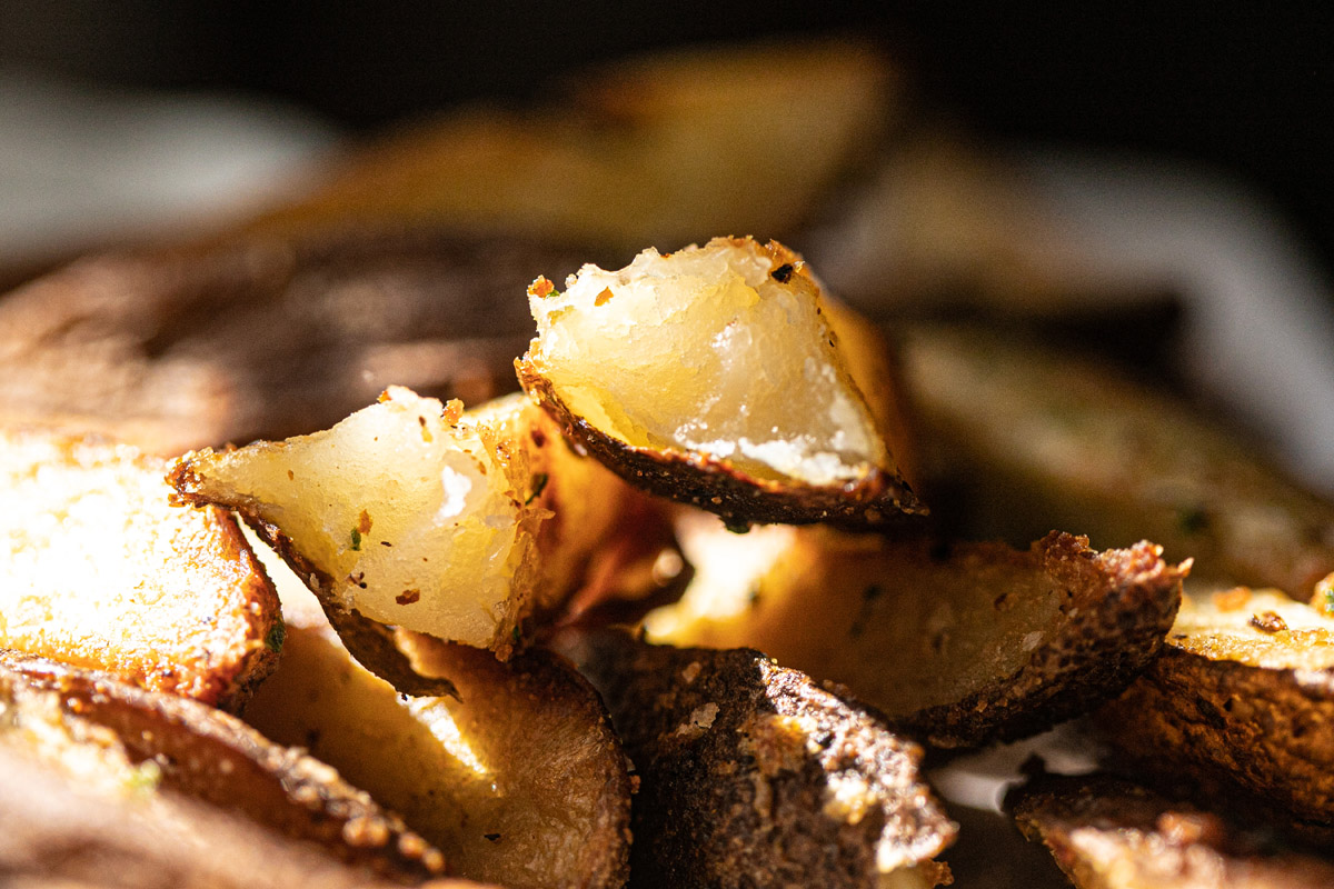 Extra Crispy Oven Roasted Potato Wedges Recipe