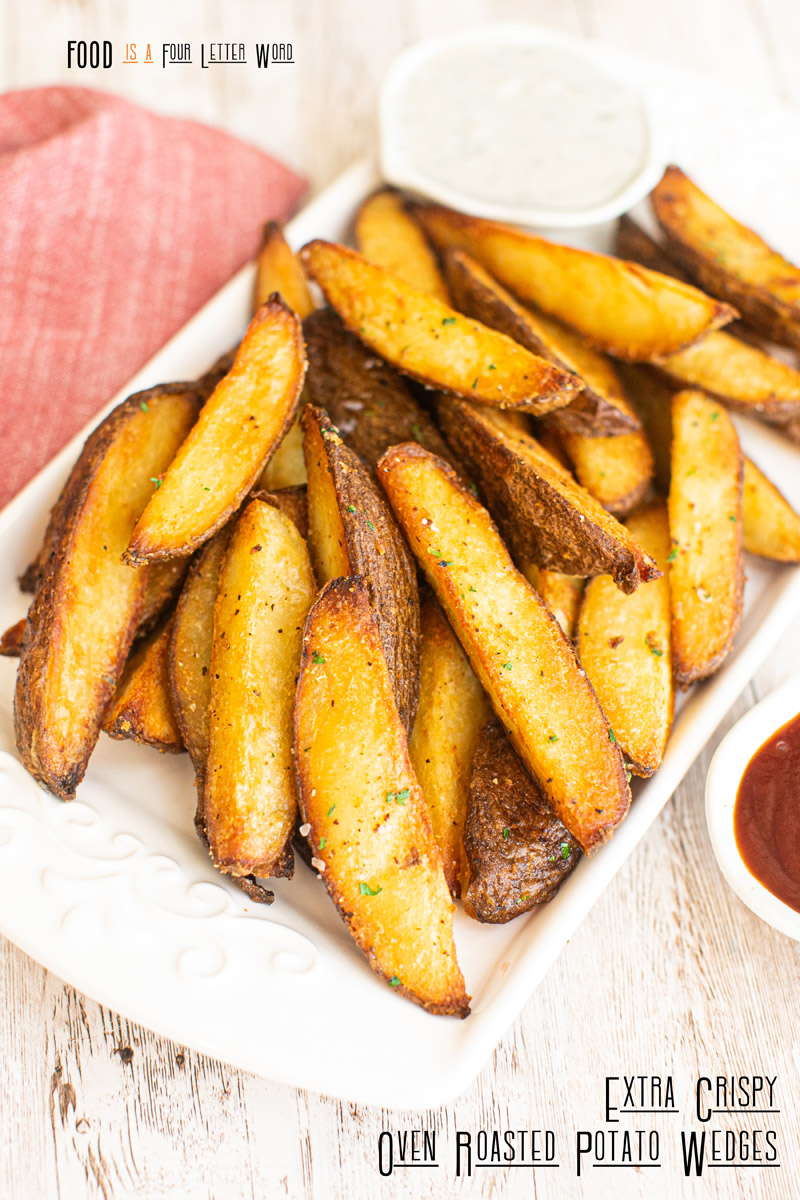 Extra Crispy Oven Roasted Potato Wedges Recipe