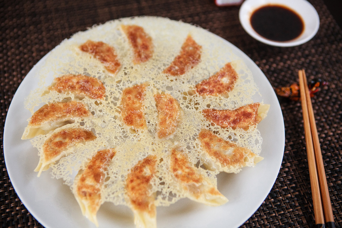 Gyoza with Crispy Lattice Recipe - Hanetsuki Gyoza