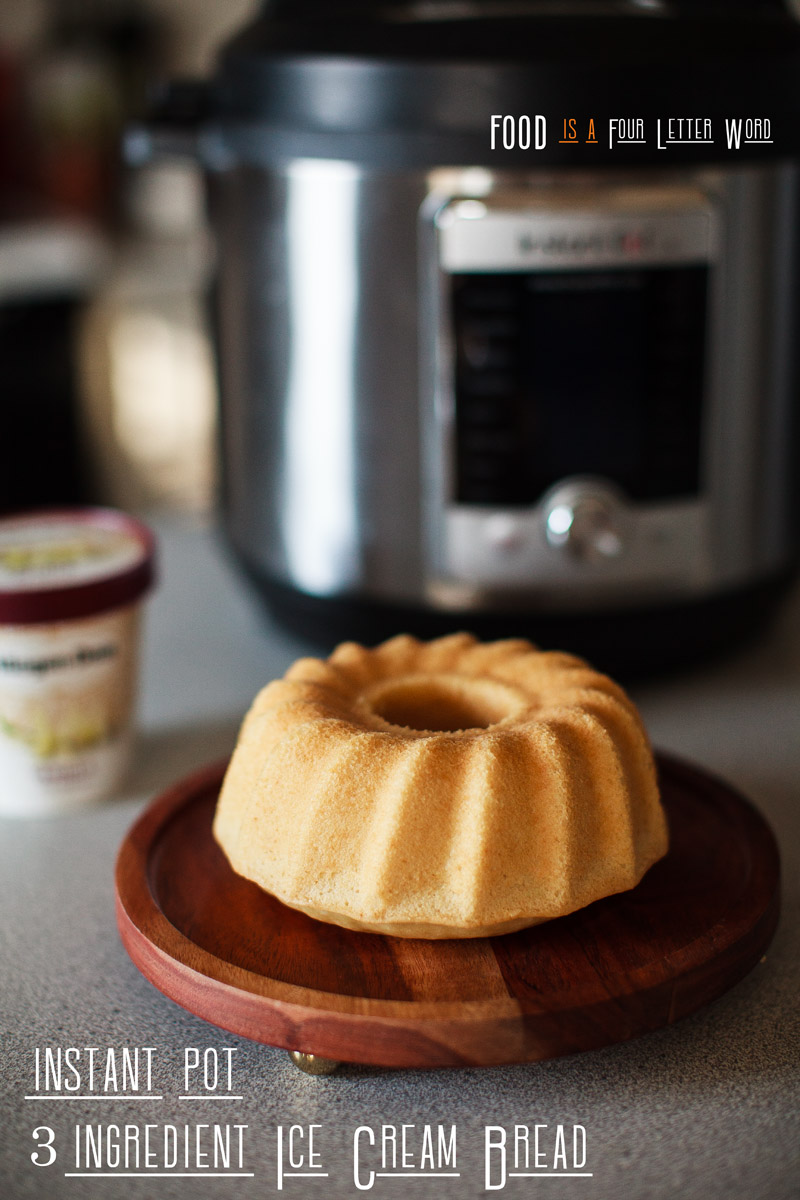 Instant Pot 3-Ingredient Ice Cream Bread