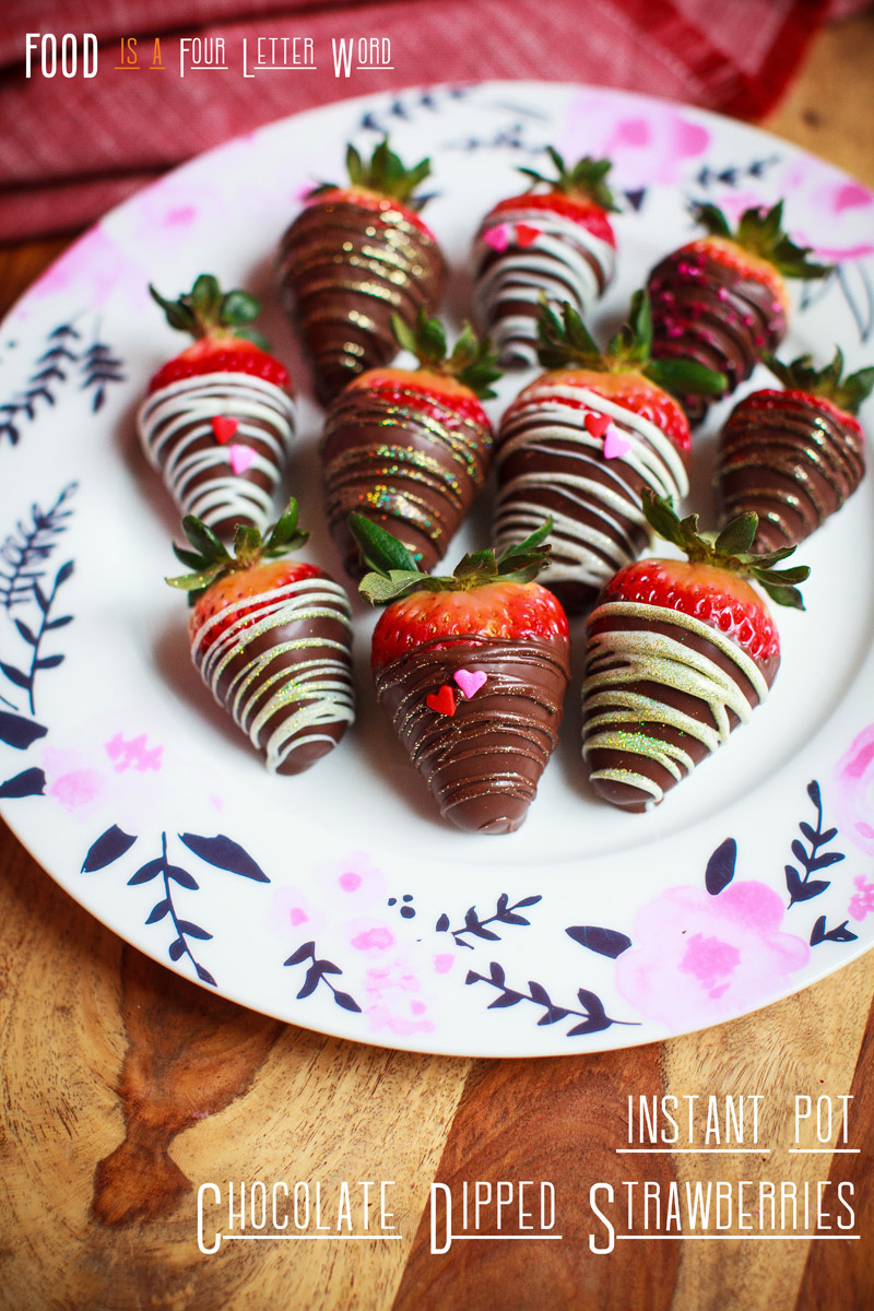 Instant Pot Chocolate Dipped Strawberries Recipe