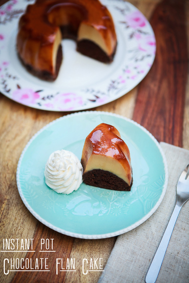 Instant Pot Chocolate Flan Cake Recipe (Chocoflan)