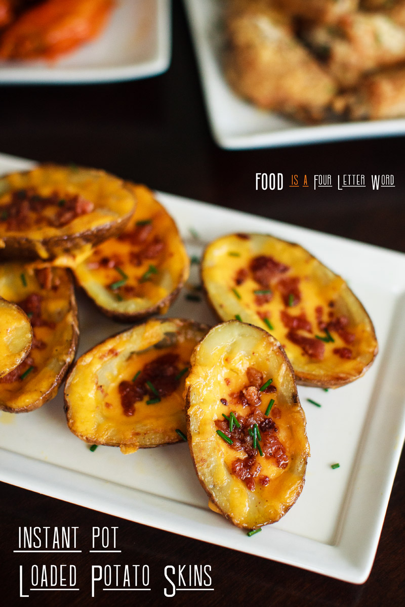 Instant Pot Loaded Potato Skins Recipe