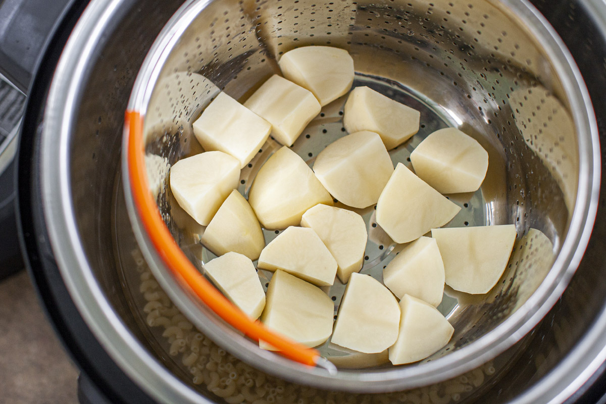 Instant Pot Potato Mac Salad Reipe