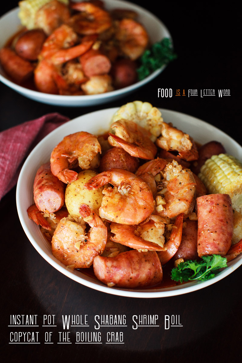 Instant Pot Whole Sha-Bang! Shrimp Boil Recipe (CopyCat of The Boiling Crab)