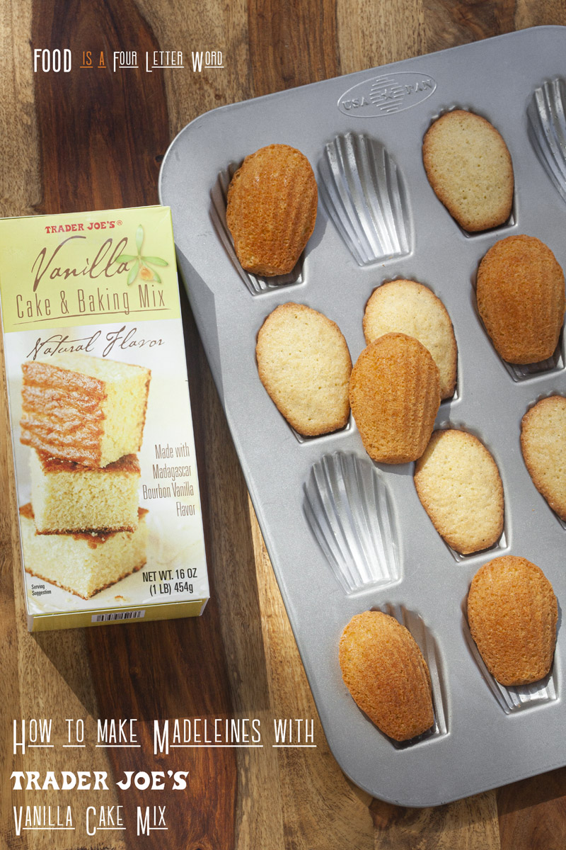 How to make Madeleines with Trader Joe’s Vanilla Cake Mix