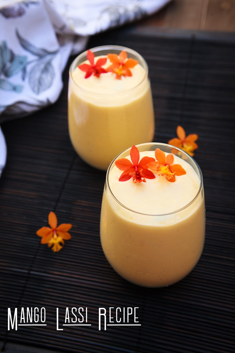 Mango Lassi Recipe (Mango & Yogurt Smoothie)