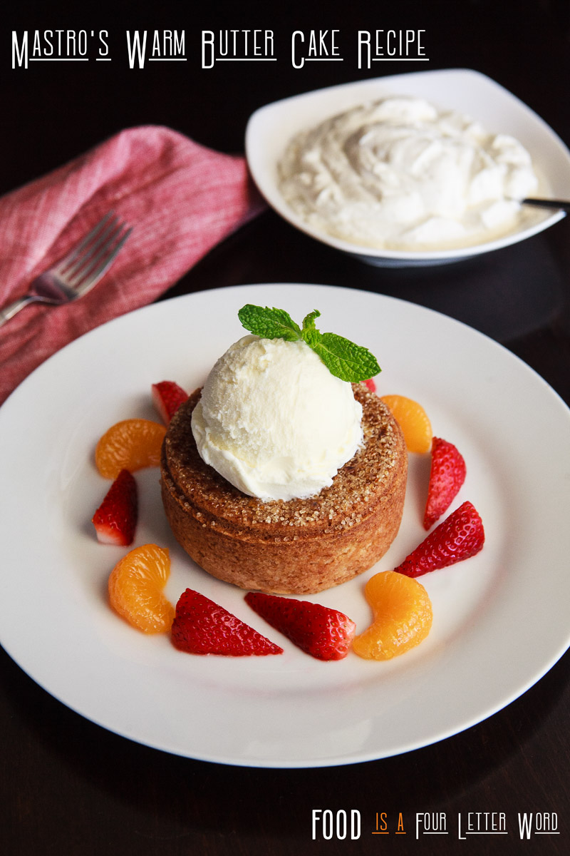 Mastro's Warm Butter Cake Recipe