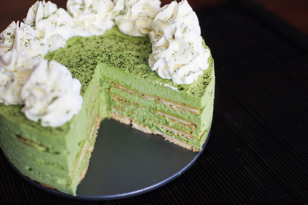 Matcha No-Bake Icebox Cake Recipe