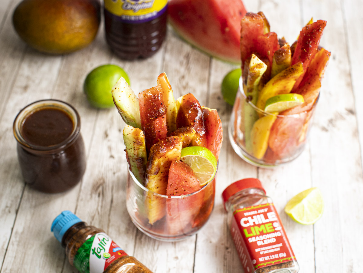 Mexican Fruit Cups Recipe (vasos de fruta)