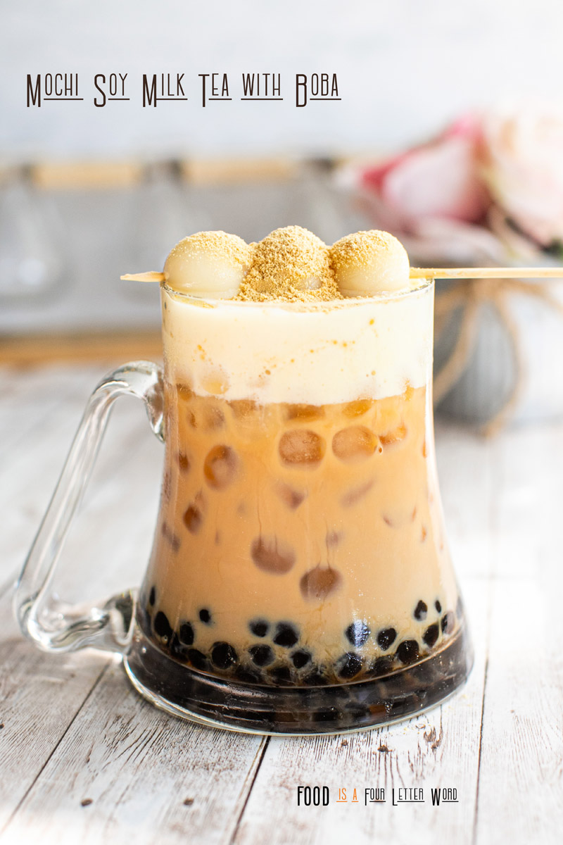 Mochi Soy Milk Tea with Boba Recipe