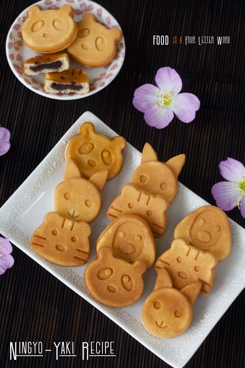 Ningyo-Yaki Waffle Maker Recipe (Japanese Doll Cakes filled with Anko)