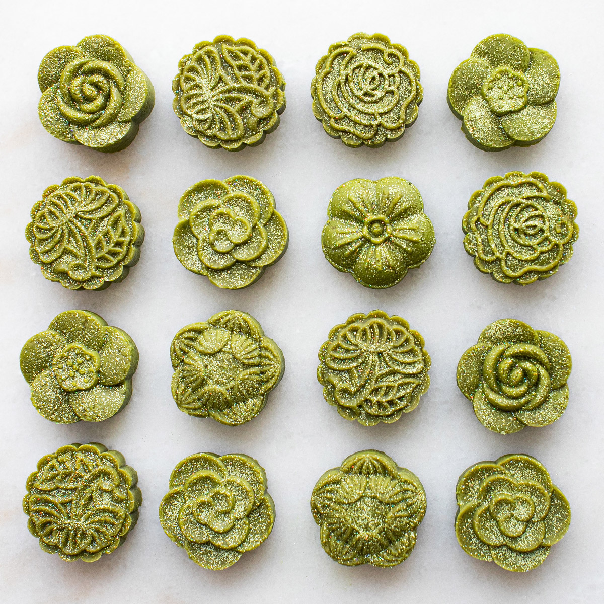 No-Bake Matcha Mooncakes Recipe