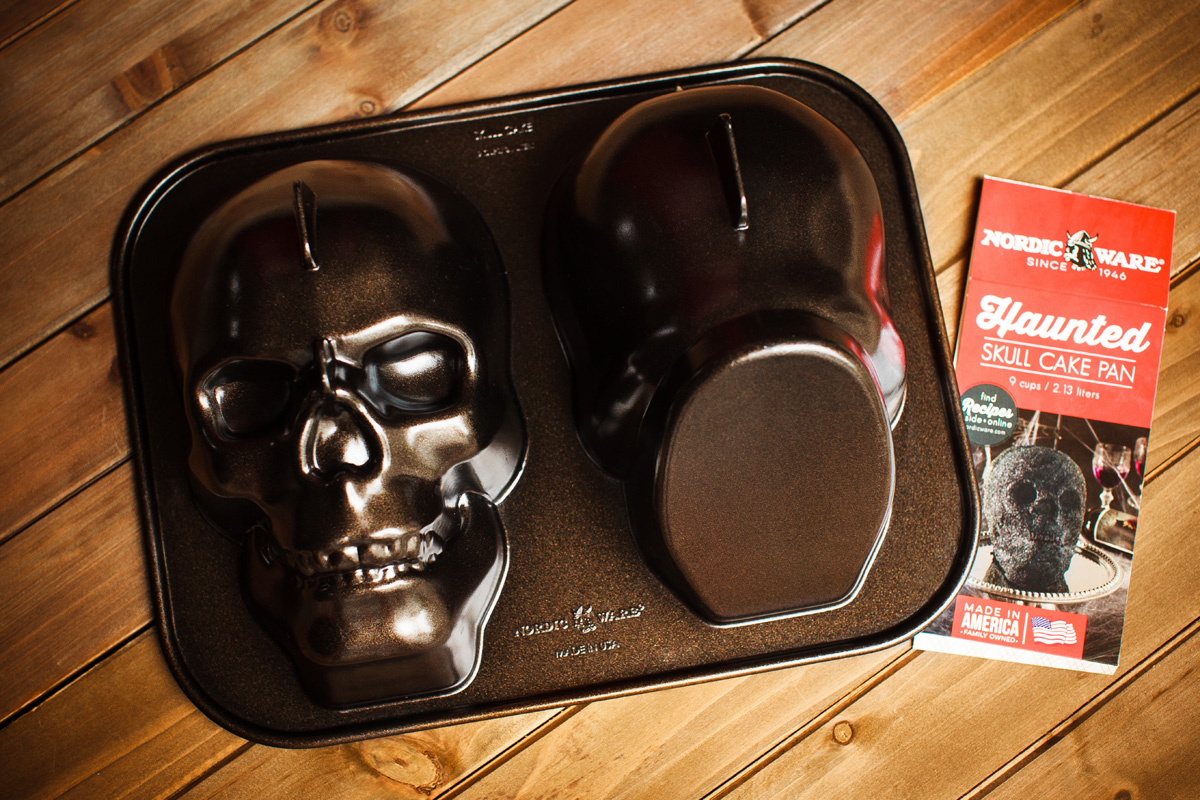 Triple Chocolate Skull Cake Recipe for Nordic Ware Skull Cake Pan