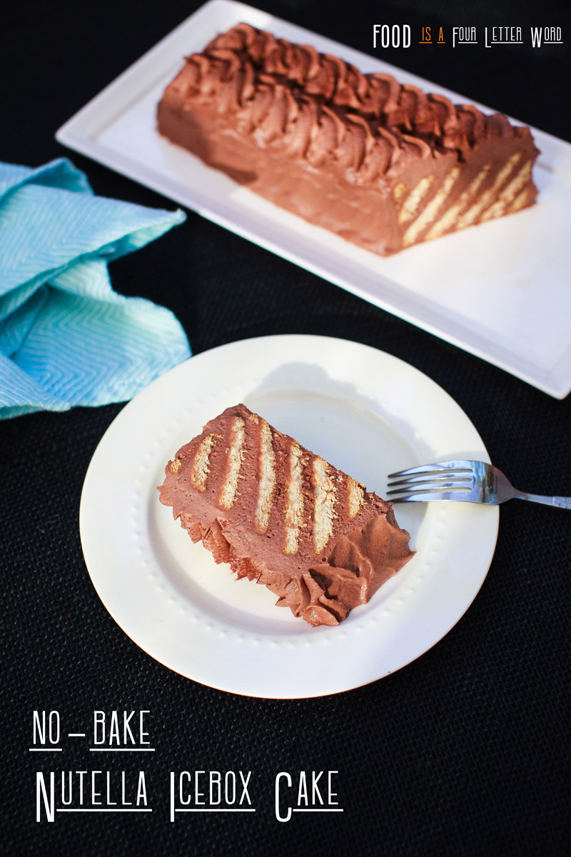 No Bake Nutella Cake Recipe, 3-Ingredient Icebox Cake