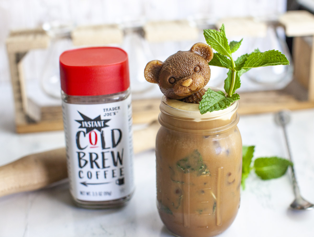 Philz Iced Mint Mojito Coffee Recipe using Trader Joe’s Instant Cold Brew