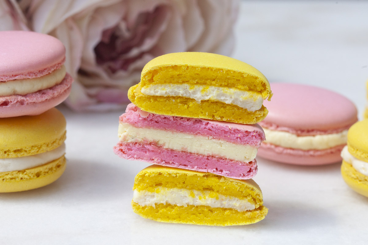 Quick Macaron Recipe - Swiss Method + Oven Drying