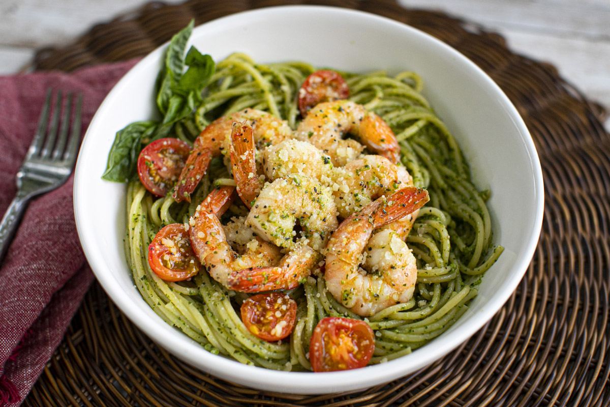 Pesto Shrimp Pasta Recipe