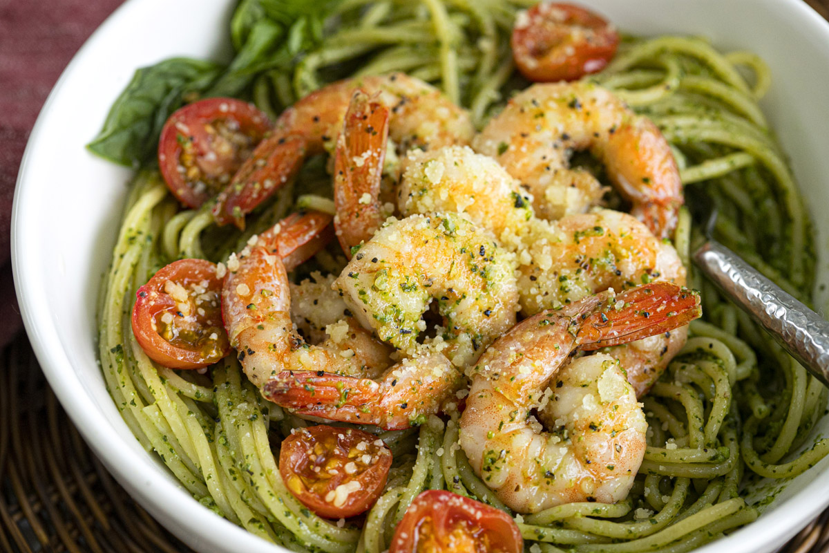 Pesto Shrimp Pasta Recipe