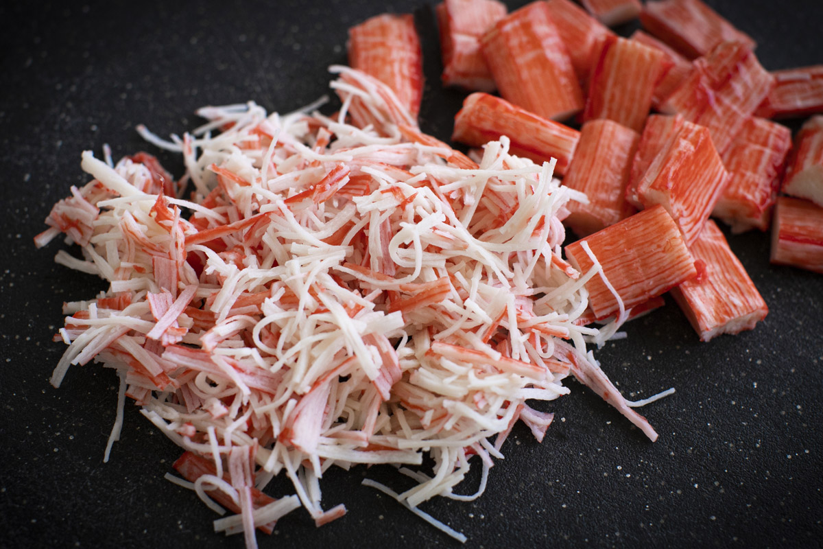 Spicy Crab Salad Recipe for Poke Bowls (kanikama)