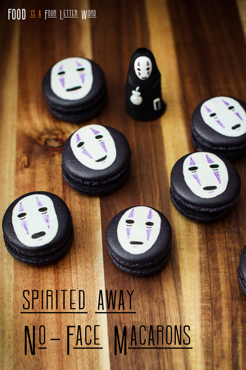 Spirited Away No-Face Macarons Recipe (カオナシ kaonashi)