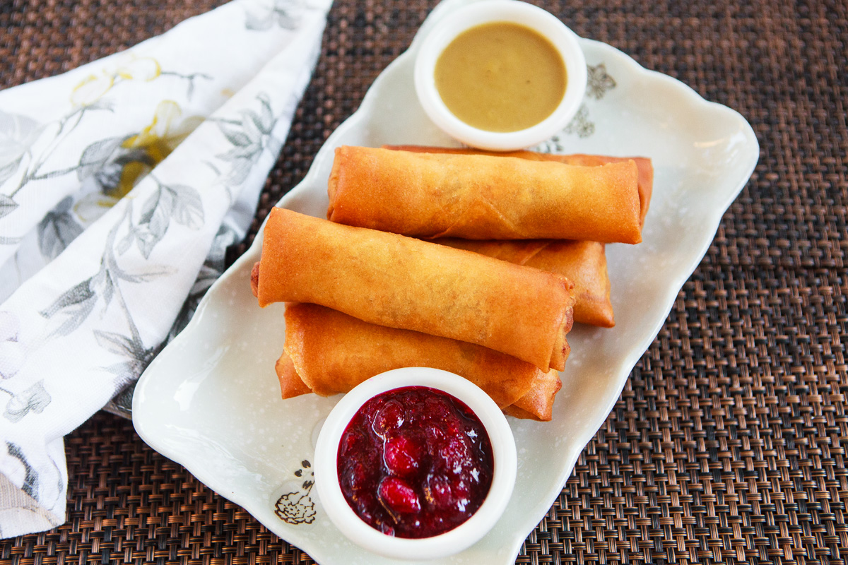 Thanksgiving Leftovers Crispy Egg Rolls Recipe