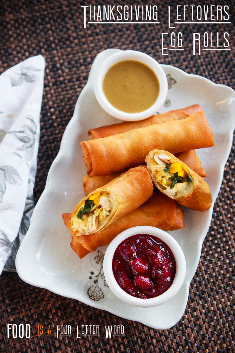 Thanksgiving Leftovers Crispy Egg Rolls Recipe