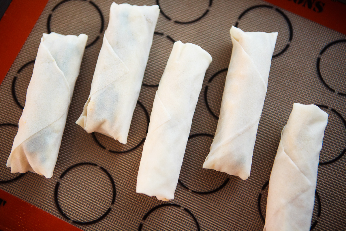 Thanksgiving Leftovers Crispy Egg Rolls Recipe