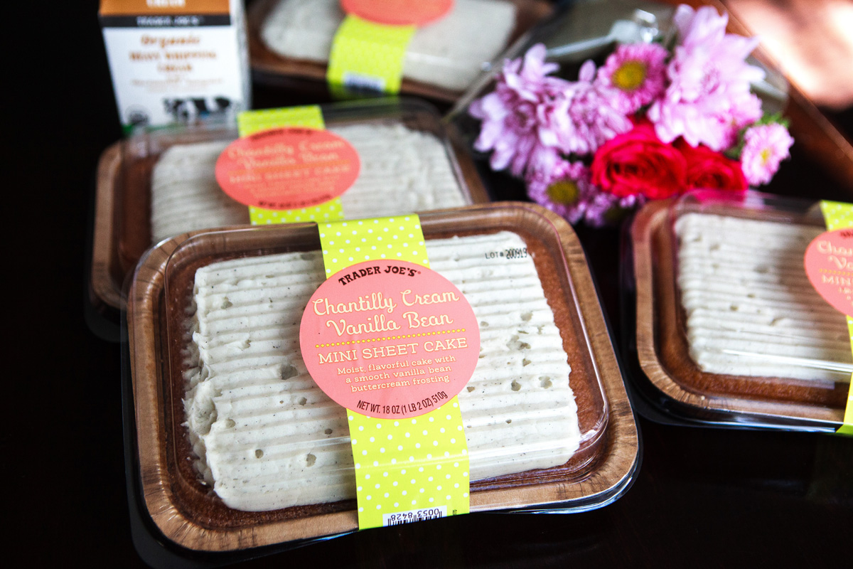 Trader Joe’s No-Bake Vanilla Bean Mini Sheet Cake Recipe Hack