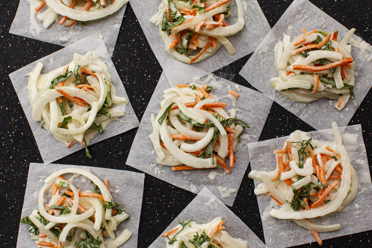 Copycat Trader Joe’s Vegetable Bird’s Nests Recipe (Kakiage Tempura)