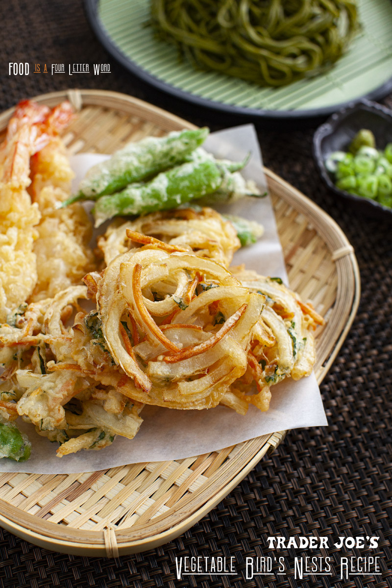 Copycat Trader Joe’s Vegetable Bird’s Nests Recipe (Kakiage Tempura)