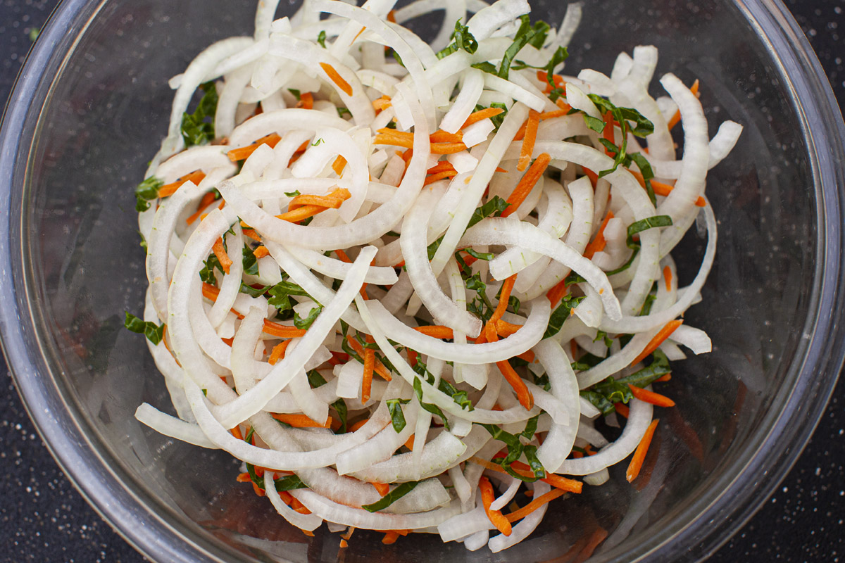 Copycat Trader Joe’s Vegetable Bird’s Nests Recipe (Kakiage Tempura)